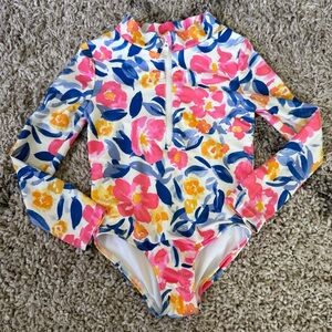 Carters girls one piece swim suit size 4